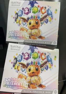 Pokemon Prismatic Evolution ETB BOOSTER BOX 