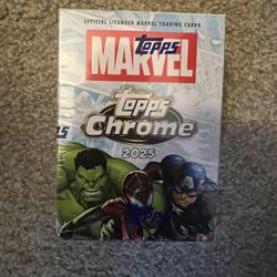 2025 TOPPS CHROME MARVEL BLASTER BOX NEW SEALED