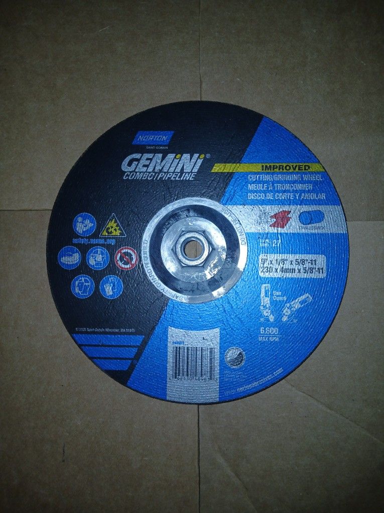 Norton Gemini Grinder Cutting Wheel