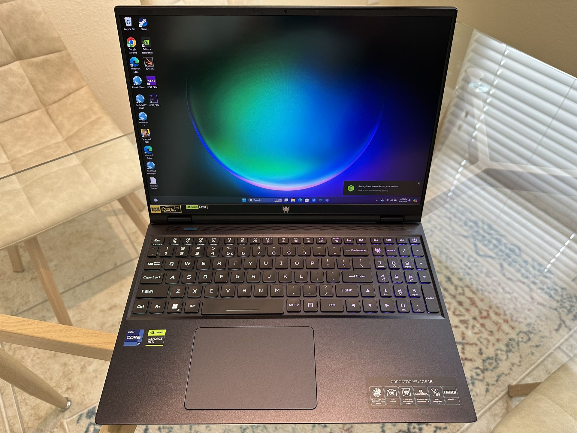 Acer Predator Helios 16 i9 13900HX RTX 4080 Gaming Laptop