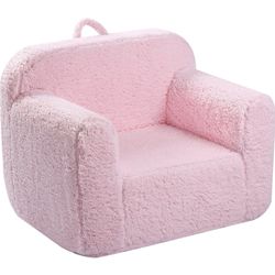 Snuggly-Soft Sherpa Chair, Cuddly Toddler Foam Chair for kids