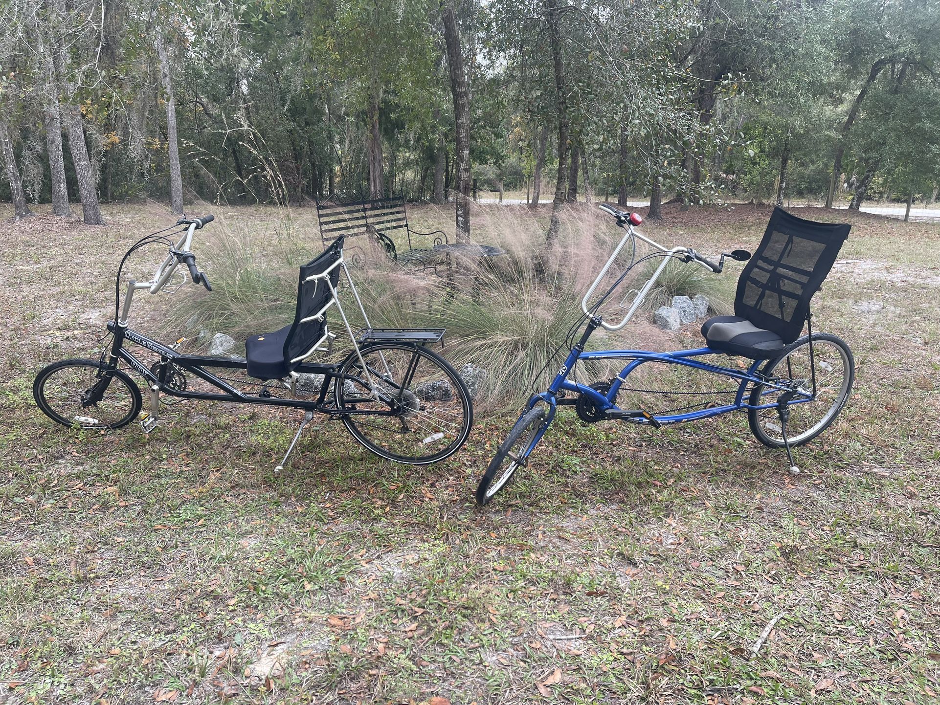 Two Recumbent Bikes