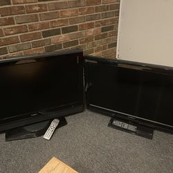 2 Insignia 32” TV Television Or Computer Monitor Both With Remote Control $25 Each Or Both For $40