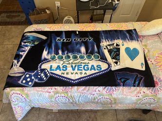 Vibrant "Sin City" Las Vegas Souvenir Beach Towel