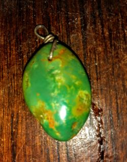 AJAX MINED TURQUOISE PENDENT