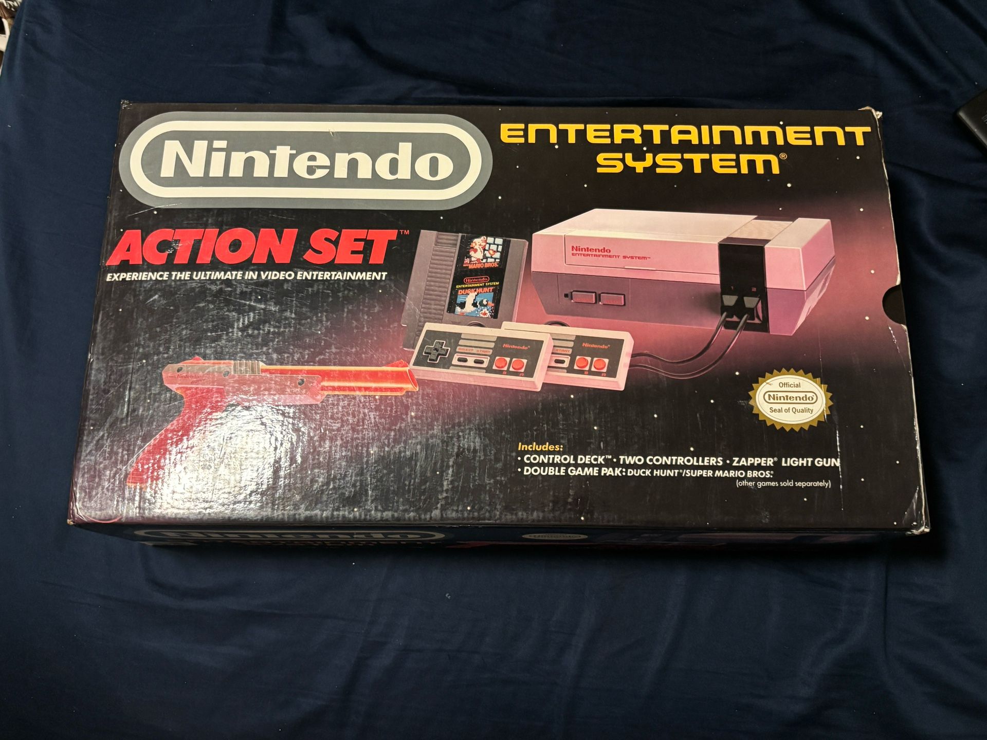 Original Nintendo NES Console With Box