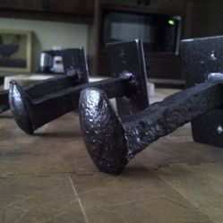 Rustic Railroad Spike Hooks