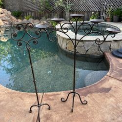 Wrought Iron Candelabras