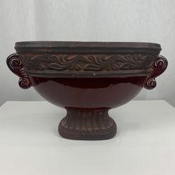 Red Ceramic Potter/Vase 