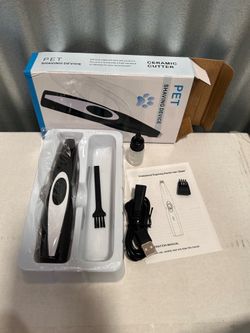 Pet Hair Clipper Grooming Kit USB Rechargeable Professional Pets Hair Trimmer for Dogs Cats