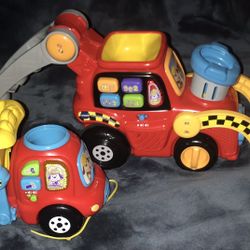 Vtech Leaning Trucks For Toddles Ones Pull The Other Is Push