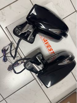 2013-2020 Scion FRS Subaru BRZ Toyota 86 OEM JDM Avest Side Mirror Housing w/ Puddle Running Turn Signal Lights Black D4S