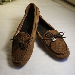 Etiene Aigner brown suede driving moccasins size 9 New shoes. Never been worn. Very nicely made 