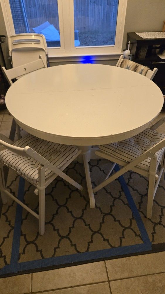 Ikea Round White Table