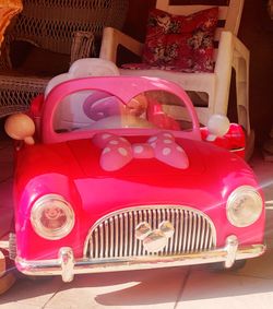 Disney Minnie Girls' Battery-Powered Electric Ride on Car, by Huffy $30