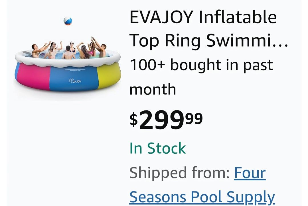 Above Ground Swimming Pool Brand New With Pump