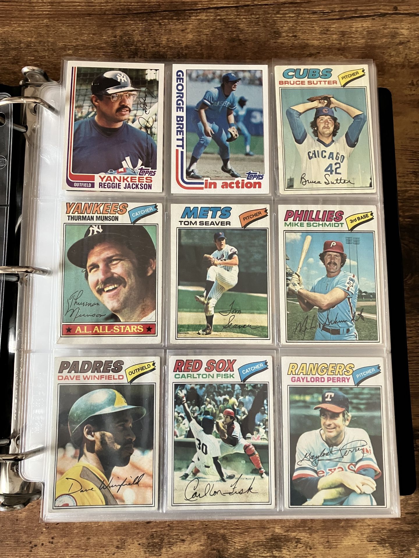 Baseball Football and Basketball Cards