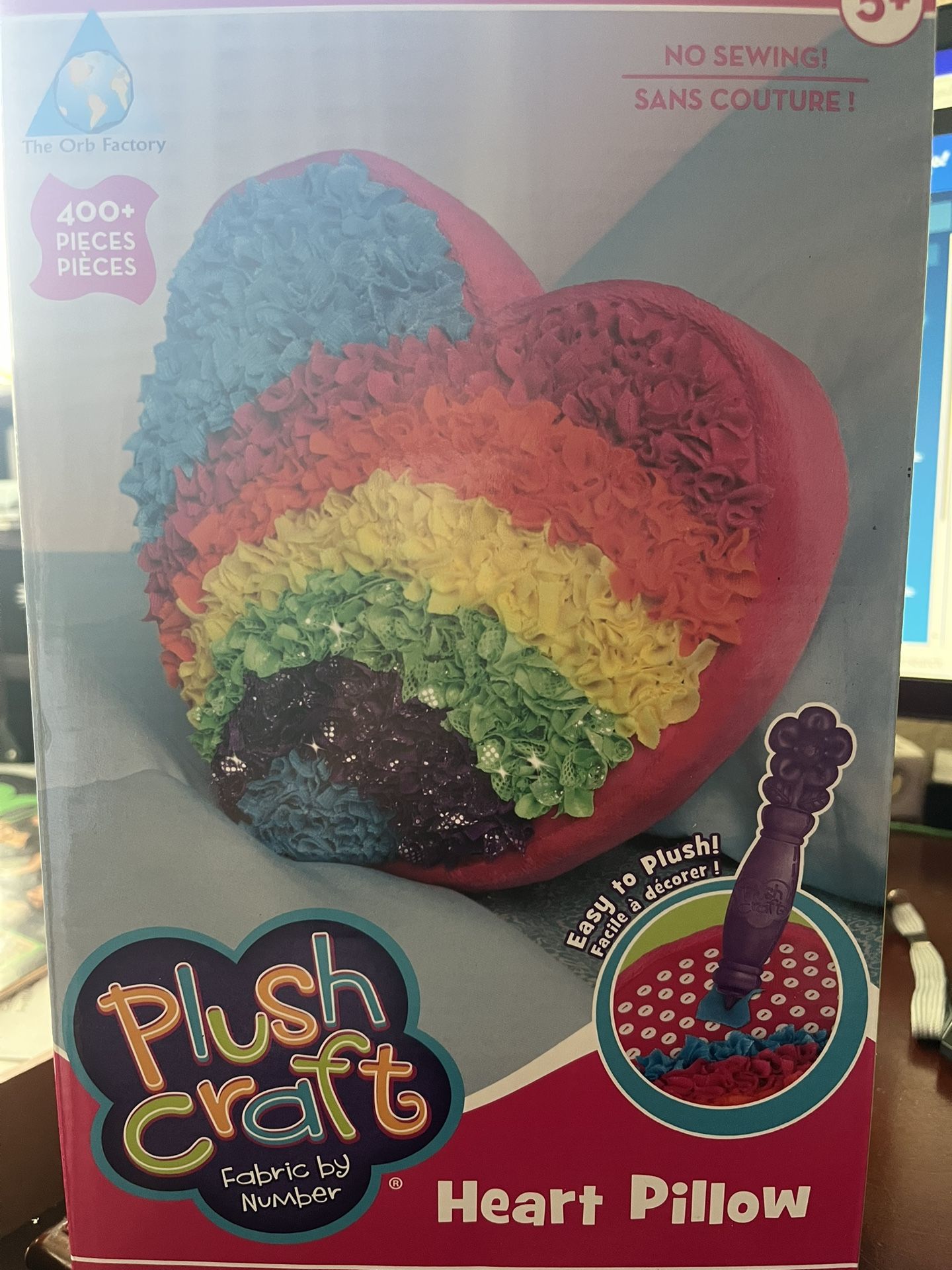 Plush Craft Heart Pillow