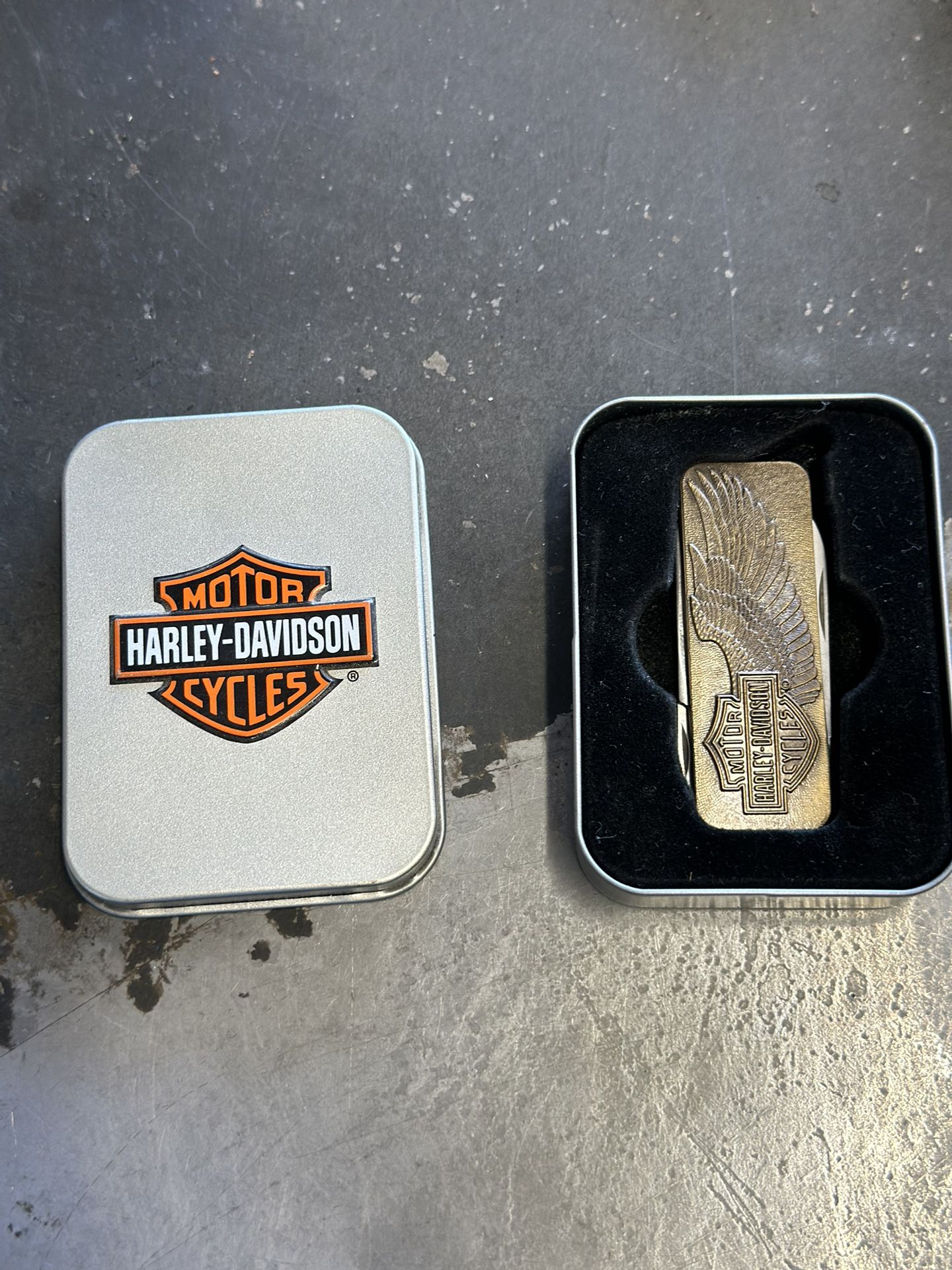 Vintage  Zippo Harley Davidson Knife