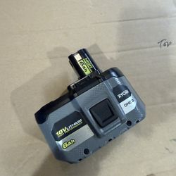 RYOBI ONE+ 18V 6.0 Ah Lithium-Ion HIGH PERFORMANCE Battery