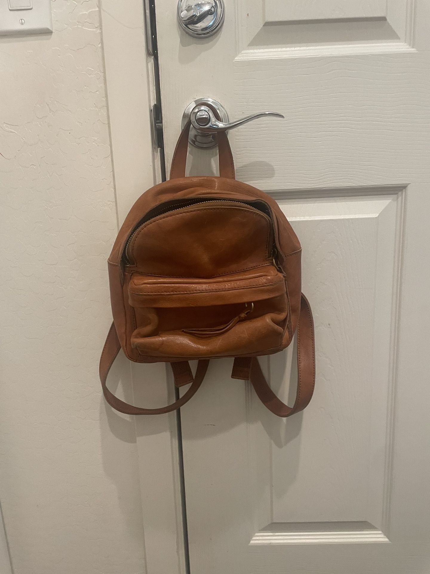 Madewell Leather Mini Backpack 
