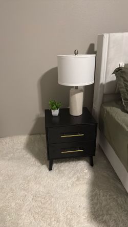 Black Dresser and nightstand set