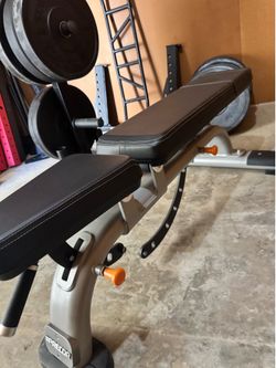 precor commercial adjustable bench.