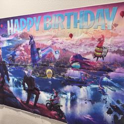Fortnite Birthday Sign