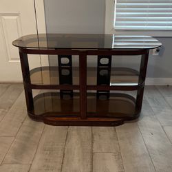 Glass TV stand/table