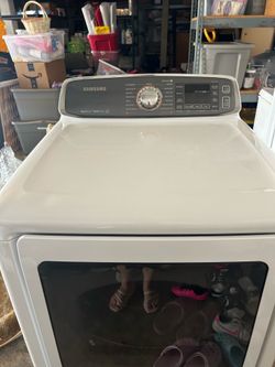 Samsung DV52J8700EW/A2 7.4 cu. ft. electric dryer (white