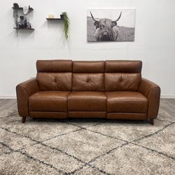 Leather Recliner Couch - Free Delivery 