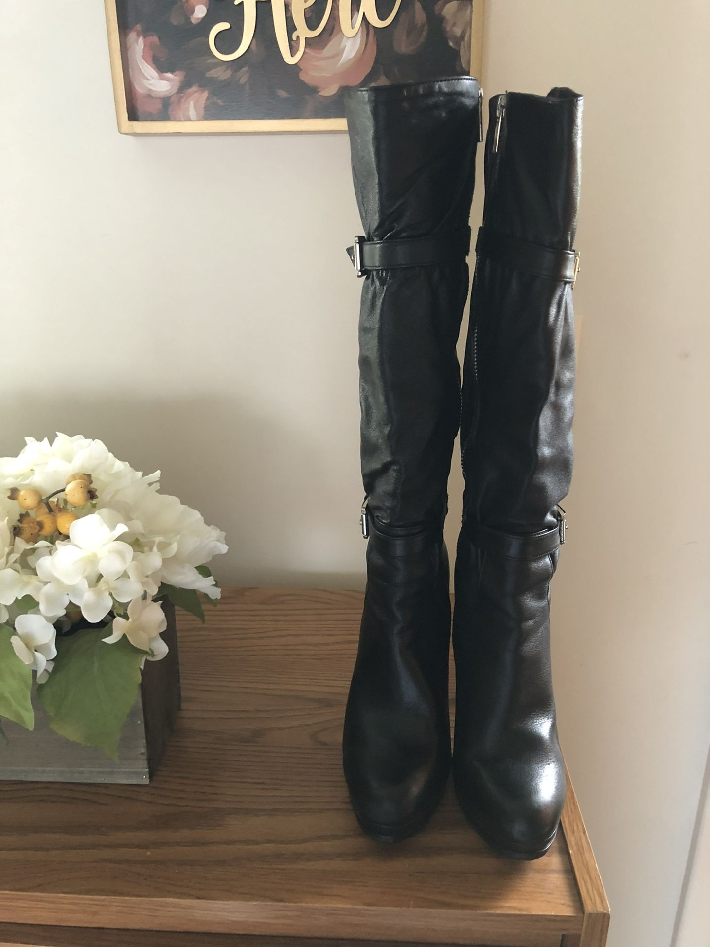 Michael Kors Leather Boots Women's shoes