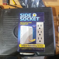 Side Socket Swiveling plugs W/ Surge protector **NEW**