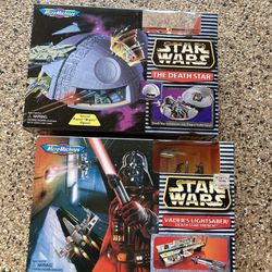 TWO Star Wars Micro Machines Death Star/Vader New In Box