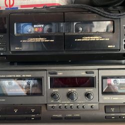 Cassette Decks With Blanks