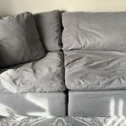 Modular Couch Sectional Pieces Grey