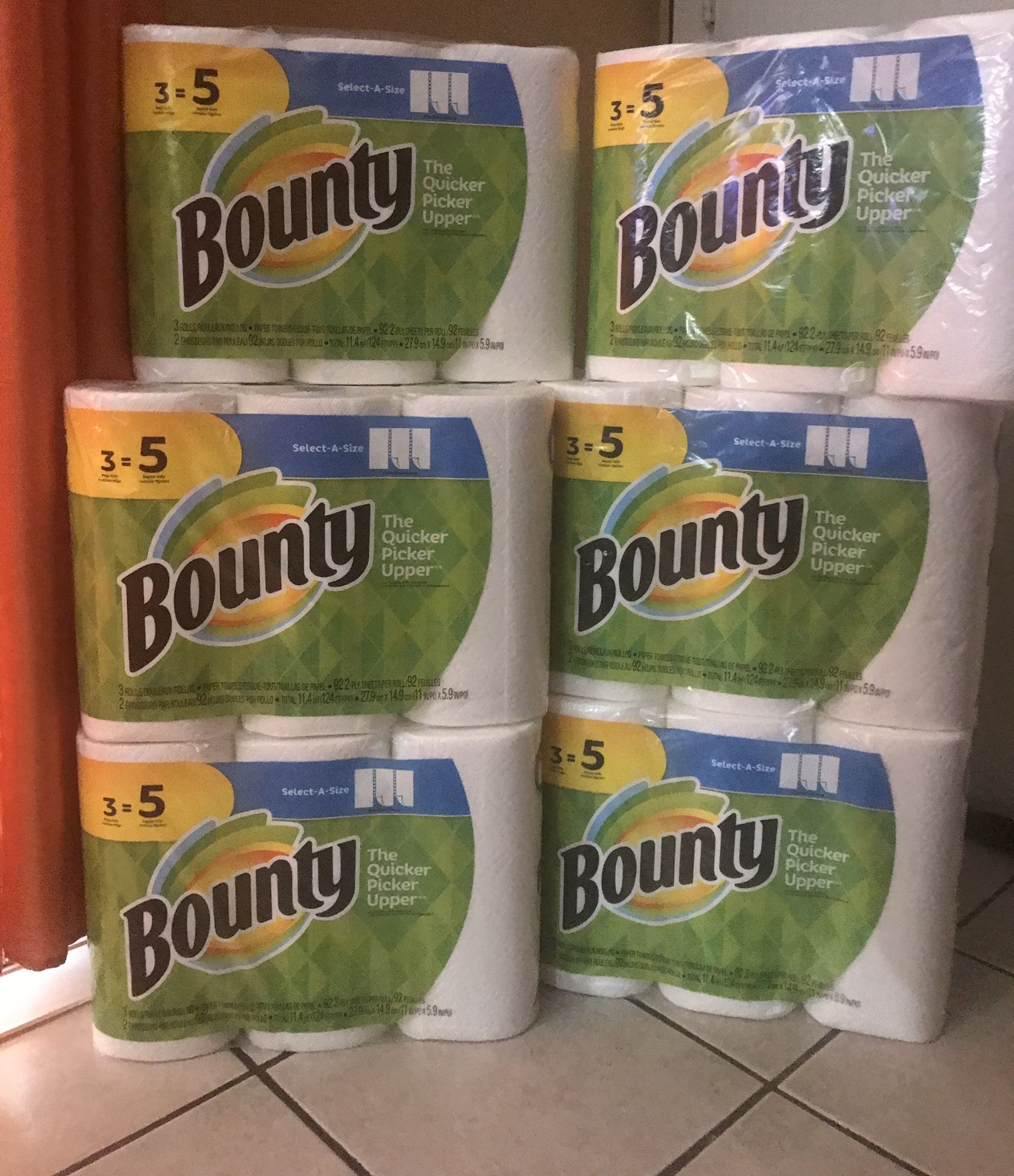 Bounty Select a size 3 rolls...$3 each