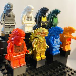 Godzilla Minifigures Set King of Monsters | New Custom Compatible Lego Toys