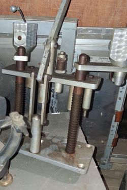 Vintage shotgun shell reloader machine