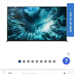 75” SONY Z8H 8K LED HDR FULL ARRAY SMART ANDROID TV