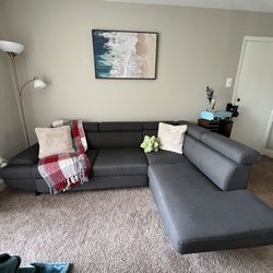 Grey Sectional Pull Out Sofa 