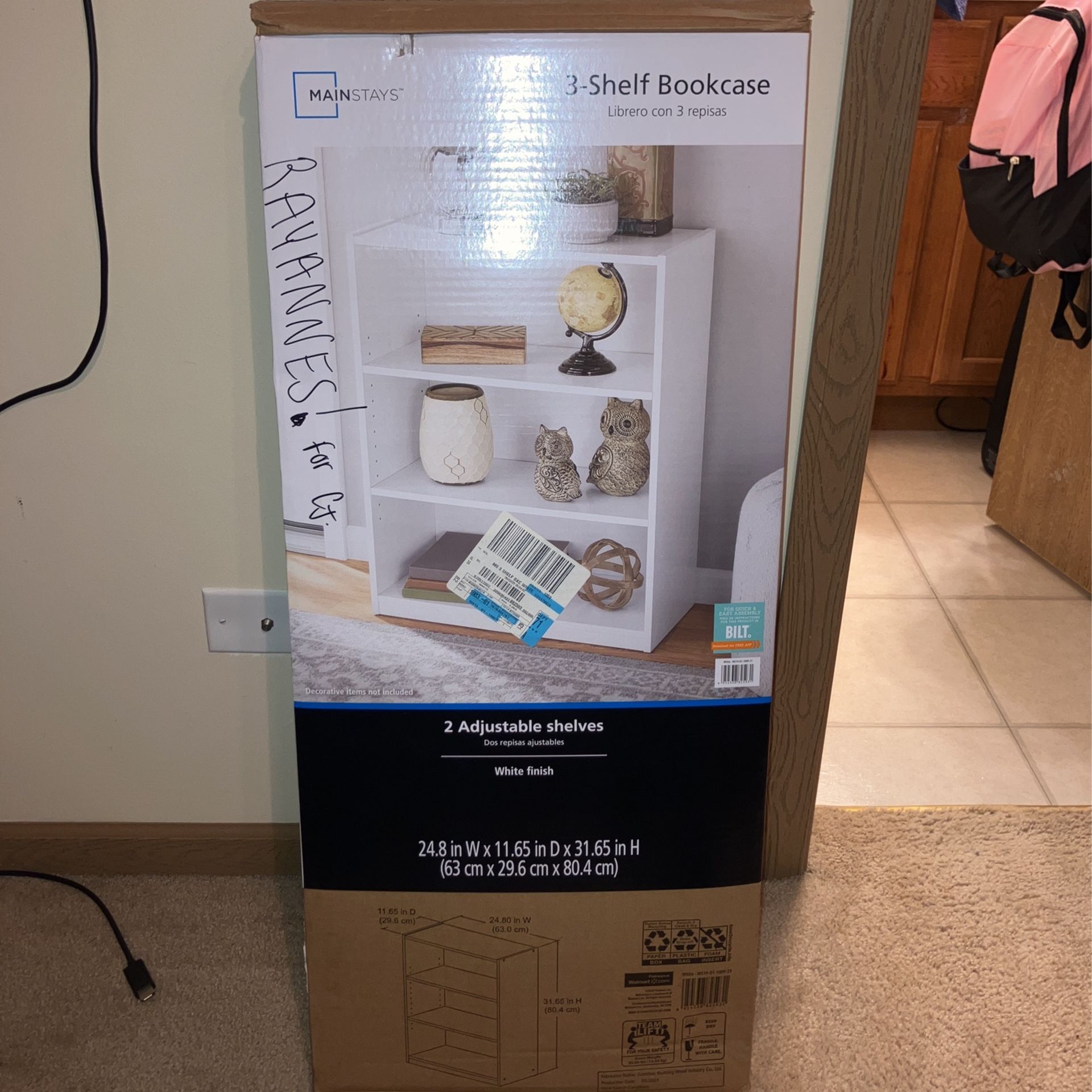 3 Shelf Bookcase
