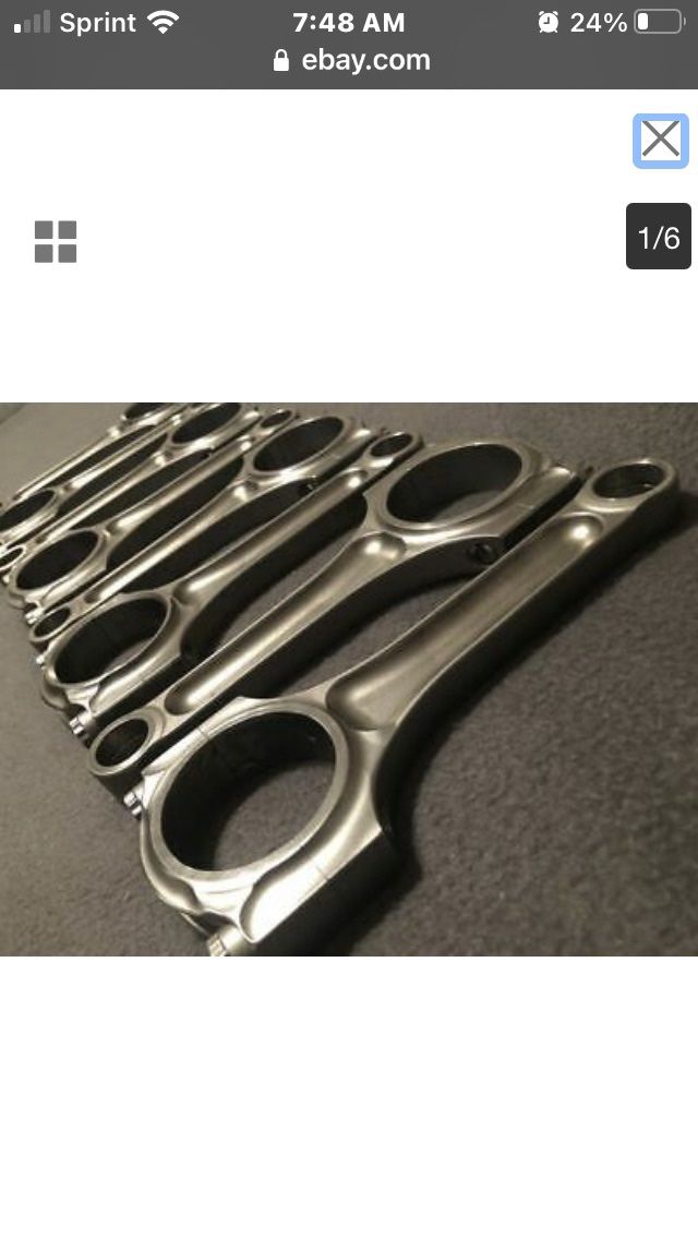 Lentz SBC Connecting Rods With Carrillo Bolts