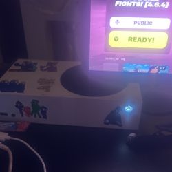 Xbox One S And Controllers With Games 