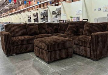 Jumbo corduroy couch new in box