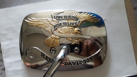 Harley Davidson mirror only one.