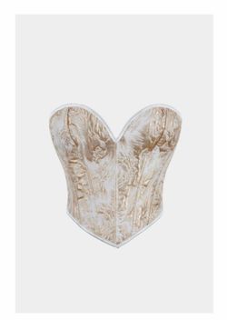 Braided Tie V-neck Corset Top
