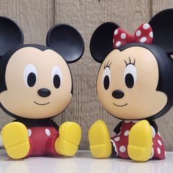 Disney Mickey & Minnie Mouse 8" Inch Piggy Banks