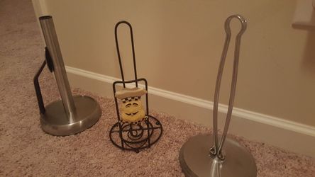 Paper Towel Holders - $10.00 each.
