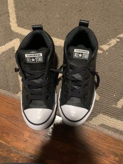 Boys Leather Converse